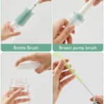 Momcozy Push Press Foaming + Cleaning Bottle Brush Set