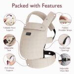 MOMCOZY 3-in-1 Baby Carrier Khaki Color